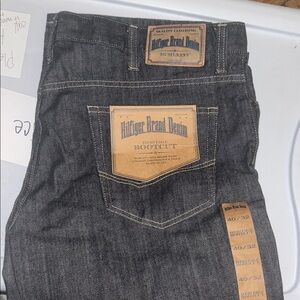 Tommy Hilfiger Men's Dark Blue Bootcut Jeans